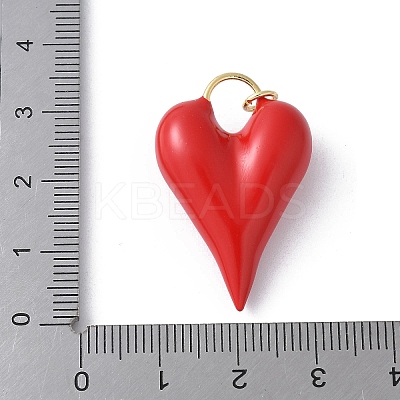 Brass Enamel Pendants KK-D336-08G-03-1