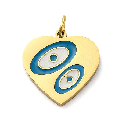304 Stainless Steel Enamel Charms STAS-E550-66G-1