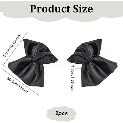 Polyester Detachable Puff Sleeves AJEW-WH0502-36-1