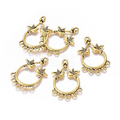 Tibetan Style Alloy Chandelier Components Links PALLOY-K209-02A-AG-1