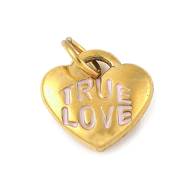 304 Stainless Steel Enamel Charms LS-STAS-M120-06C-G-1