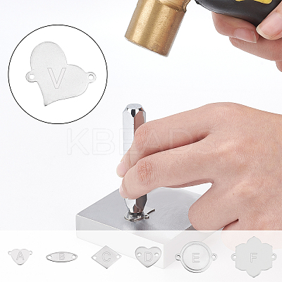 112Pcs 14 Styles 201 Stainless Steel Connector Charms STAS-PH0004-31-1