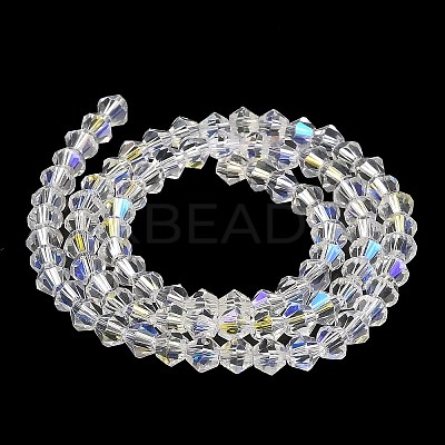 Transparent Electroplate Glass Beads Strands LS-EGLA-A039-T3mm-L13-1