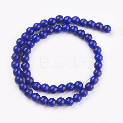 Synthetic Turquoise Beads Strands TURQ-G106-6mm-02N-1