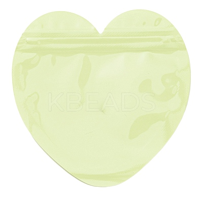 Heart Shaped Plastic Packaging Yin-yang Resealable Bags OPP-D003-02A-1