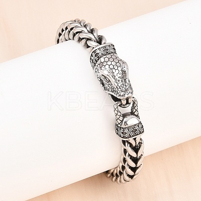 316 Surgical Stainless Steel Link Bracelets BJEW-C125-13-1