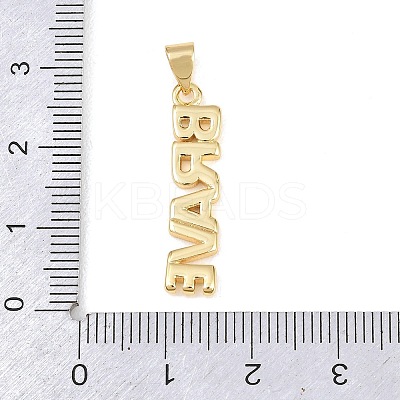 Brass Pendants KK-C162-054B-06G-1