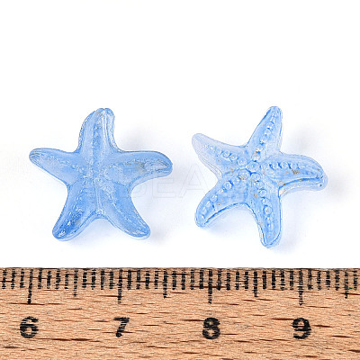 Frosted Glass Beads FGLA-T005-01A-1