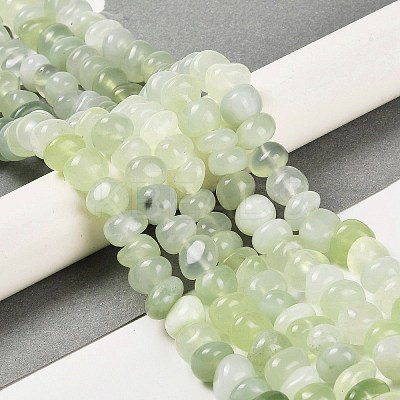 Natural New Jade Beads Strands G-G053-C02-01-1