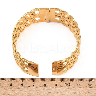 304 Stainless Steel Bangles for Women BJEW-Z155-04G-1