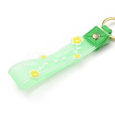 Floating Creative Cute Cartoon Liquid Filled Acrylic Cup Keychain KEYC-G052-02LG-1