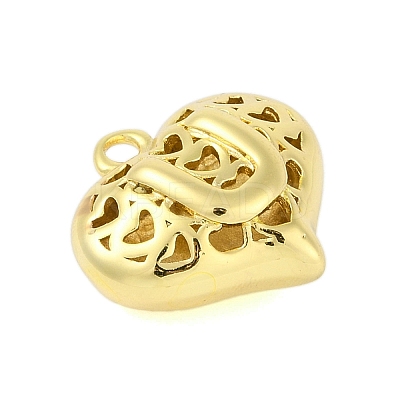 Hollow Brass Pendants for Valentine's Day KK-M289-03U-G-1