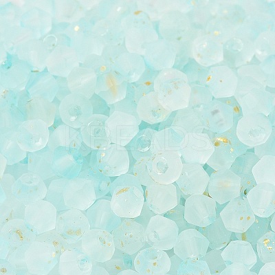 Frosted Glass Beads FGLA-D300-01B-1