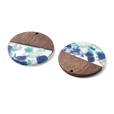 Resin and Walnut Pendants FIND-R051-05E-1