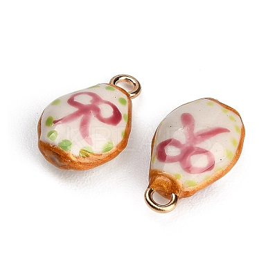 Handmade Porcelain with Brass Pendants PR-CBAB520-05B-1