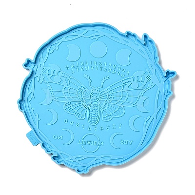 DIY Tarot Theme Moon Phase Butterfly Hanging Sign Silicone Molds DIY-I099-47-1