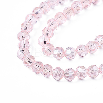 Electroplate Glass Bead Strands EGLA-R015-4mm-9-1