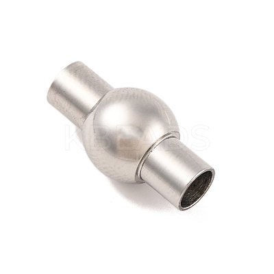 Tarnish Resistant 304 Stainless Steel Magnetic Clasps with Glue-in Ends STAS-E049-19-1