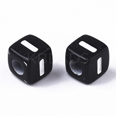 Opaque Acrylic Beads SACR-N002-01I-1