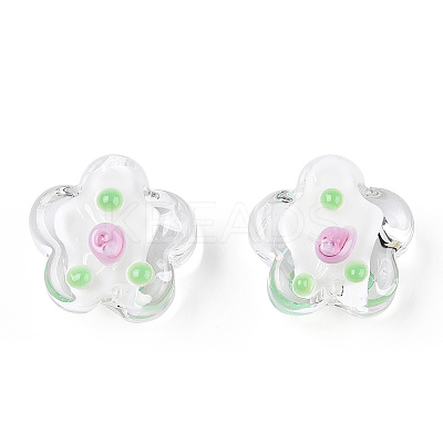 Handmade Bumpy Lampwork Beads LAMP-N024-04H-1