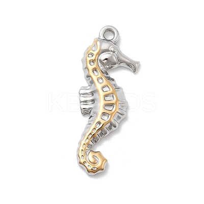 304 Stainless Steel Pendants STAS-A126-03C-GP-1