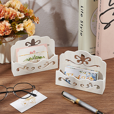 Wood Name Card Holder ODIS-WH0038-114A-1