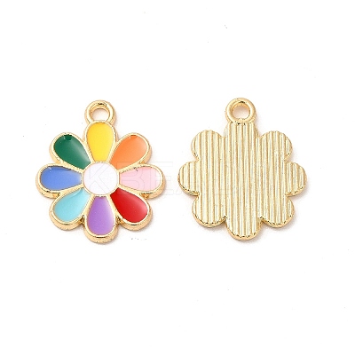 Alloy Enamel Pendants ENAM-C005-07G-1