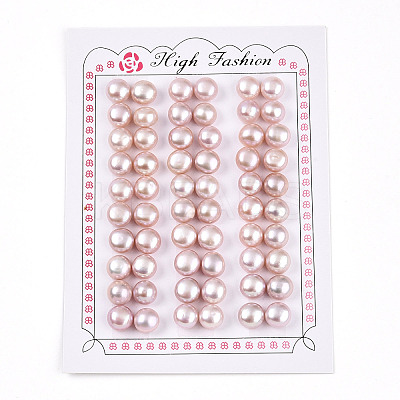 Grade 3A Natural Cultured Freshwater Pearl Beads PEAR-N018-3A-8085C-1