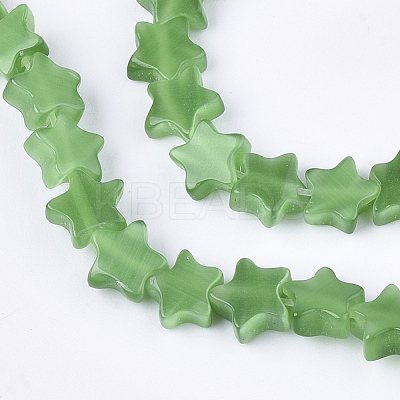Cat Eye Beads Strands GLAA-S184-04-1