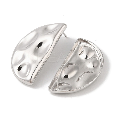 Brass Stud Earrings for Women EJEW-Q389-07A-P-1
