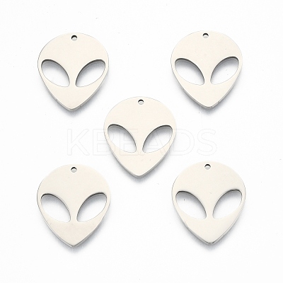 Non-Tarnish 201 Stainless Steel Pendants STAS-N098-117P-1