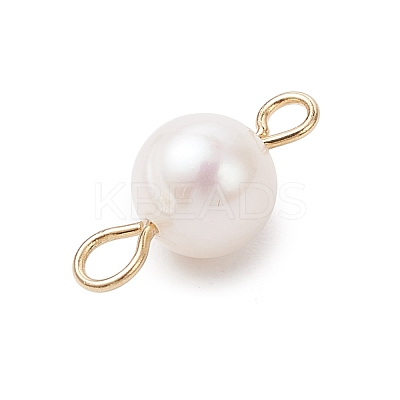 Natural Cultured Freshwater Pearl Round Links PALLOY-JF04219-02-1