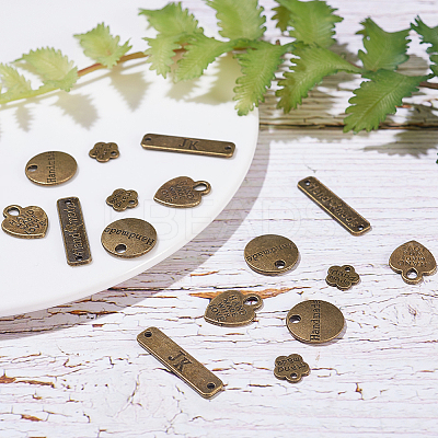 Tibetan Style Alloy Pendants/Links PALLOY-PH0005-89-1
