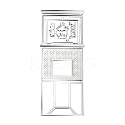 Christmas Fireplace Carbon Steel Cutting Dies Stencils LS-DIY-P076-05-1
