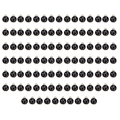 Alloy Enamel Pendants ENAM-SZ0001-28C-E-1