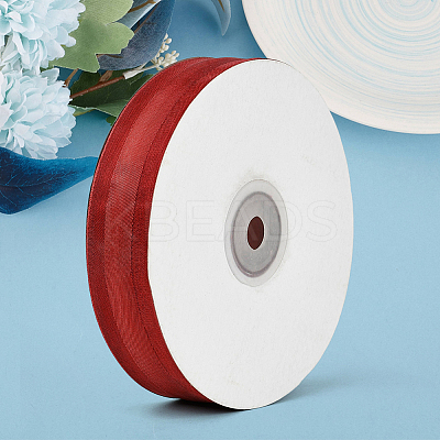 1Roll Solid Color Organza Ribbons ORIB-CY0001-02K-1