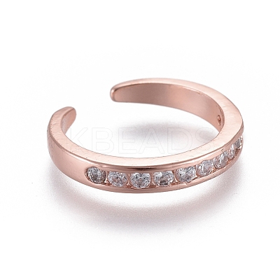 Adjustable Brass Toe Rings RJEW-EE0002-06RG-1