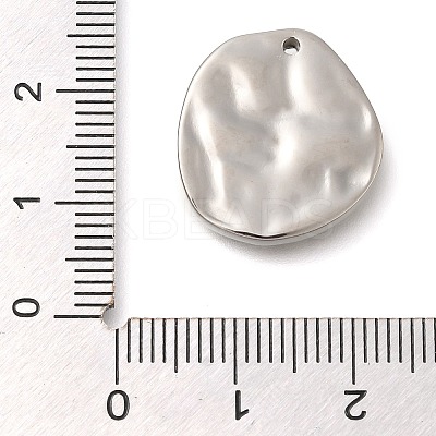 Anti-Tarnish 304 Stainless Steel Pendants STAS-P369-07P-1