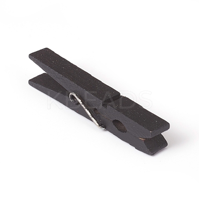 Natural Wooden Craft Pegs Clips WOOD-E010-02B-1