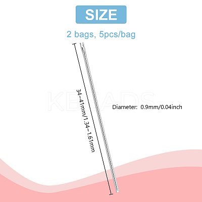 2 Bags Stainless Steel Doll Hair Rerooting Tool TOOL-GA0002-06B-1