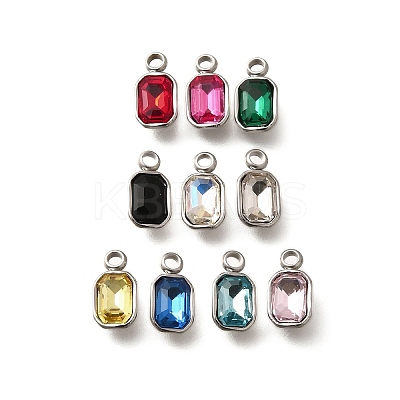 304 Stainless Steel Pendants STAS-Q346-03P-1