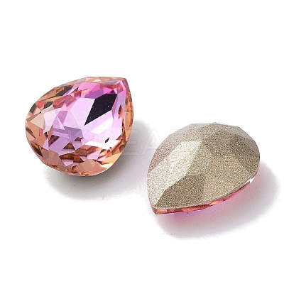 Glass Rhinestone Cabochons RGLA-G020-06A-D502-1