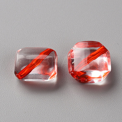Transparent Acrylic Beads X-TACR-S154-08A-1
