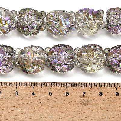 Electroplate Glass Bead Strands EGLA-H110-01HR-04-1