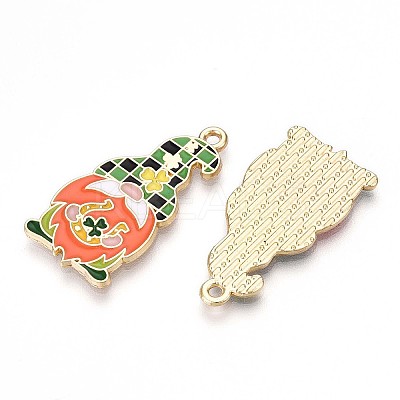 Alloy Enamel Pendants ENAM-T022-01B-1