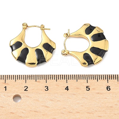 304 Stainless Steel Hoop Earrings LS-EJEW-S267-02G-A-1