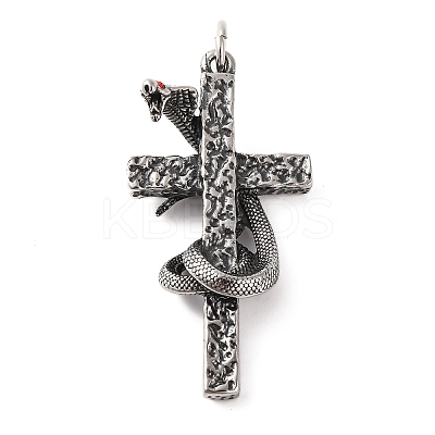 316 Surgical Stainless Steel Big Pendants STAS-Z073-55AS-01-1