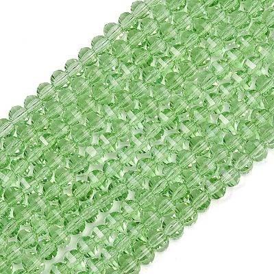 Transparent Glass Beads Strands GLAA-G125-01A-04-1