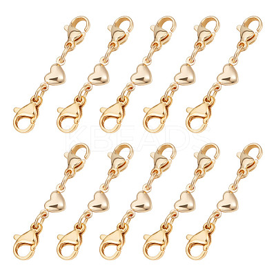 10Pcs 304 Stainless Steel Lobster Claw Clasps FIND-AB00054-1