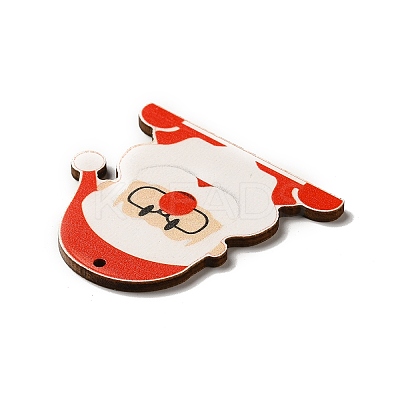 Single Face Printed Wood Pendants WOOD-H102-02K-1